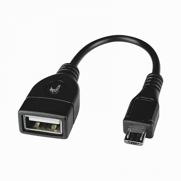 Xtech USB cable 5 pin Micro-USB Type B 4 pin