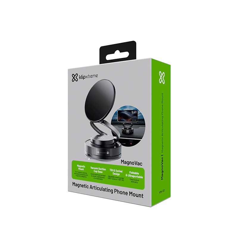Soporte de montaje Klip Xtreme magnético con ventosa