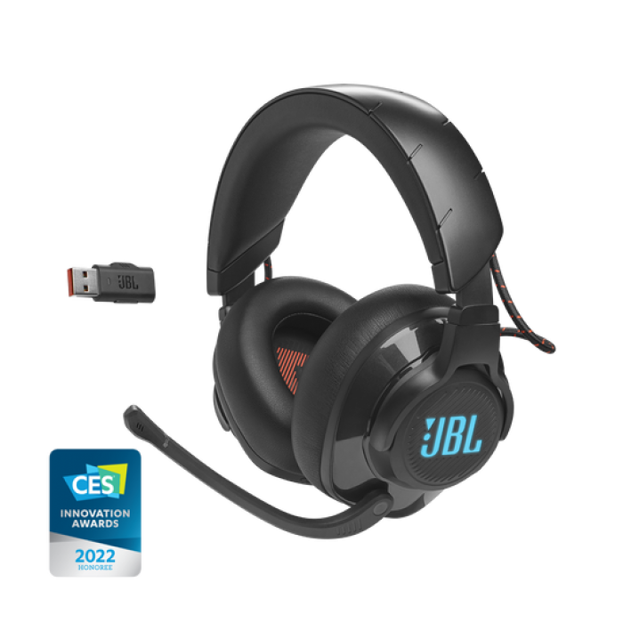 JBL Quantum 610 Auricular tamaño completo 2,4 GHz inalámbrico, cableado