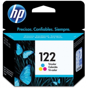 HP 122 - 1.5 ml - amarillo, cián, magenta - original - cartucho de tinta - para Deskjet 1000 J110, 10XX, 15XX, 2050 J510, 2050A J510, 2054A J510, 25XX; ENVY 45XX