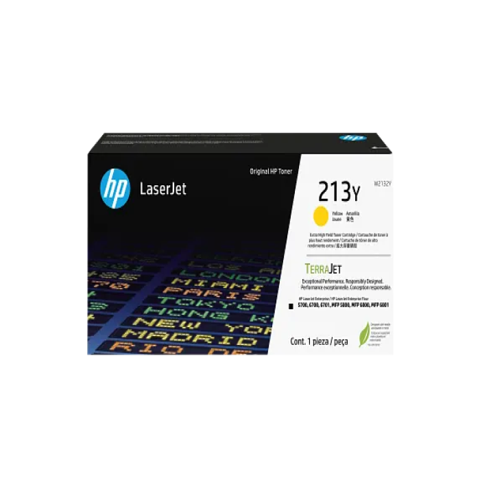 HP 213Y Rendimiento extra alto amarillo original LaserJet cartucho de