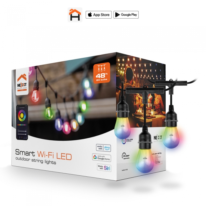 Nexxt Solutions Connectivity RGB 24 Bulbs/48ft