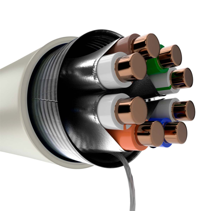 Nexxt Solutions Bulk cable FUTP 305 m Gray FUTP LSZH-1