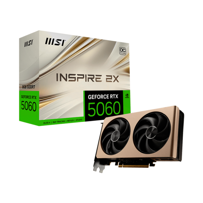 MSI PCI Express NVIDIA GeForce RTX 5060 8G INSPIRE 2X