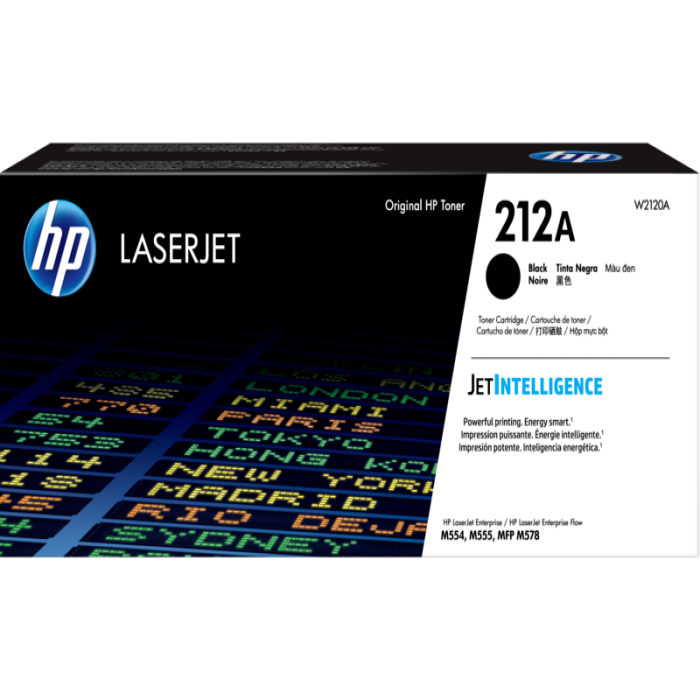 HP 212A Negro original LaserJet cartucho de tóner (W2120A) para