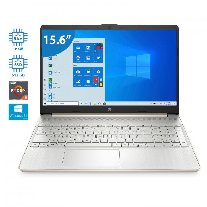 HP 15-ef2500la Notebook 15.6" 1366 x 768 LED AMD Ryzen