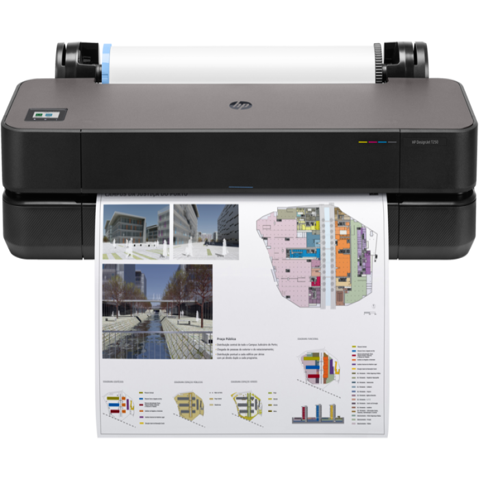 HP DesignJet T250 24IN e-Printers 110/220V EN SP