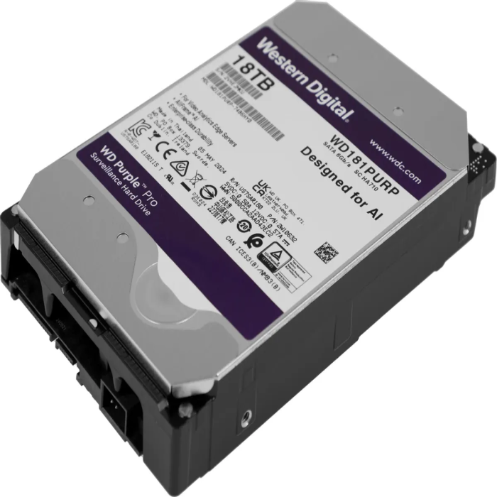 WD Purple Pro WD181PURP Disco duro 18 TB interno 3.5"
