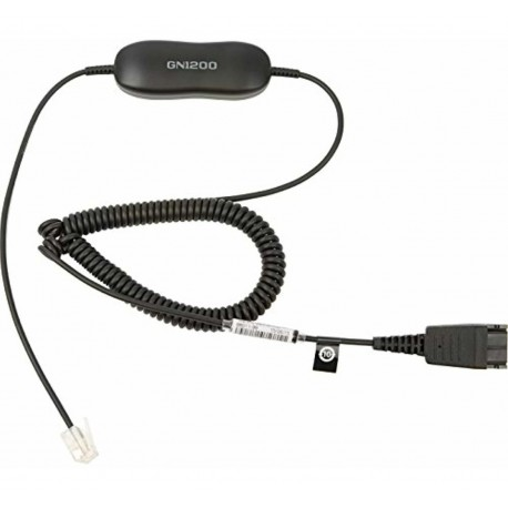 Jabra GN1200 CC Cable para auriculares Desconexión rápida enchufe a