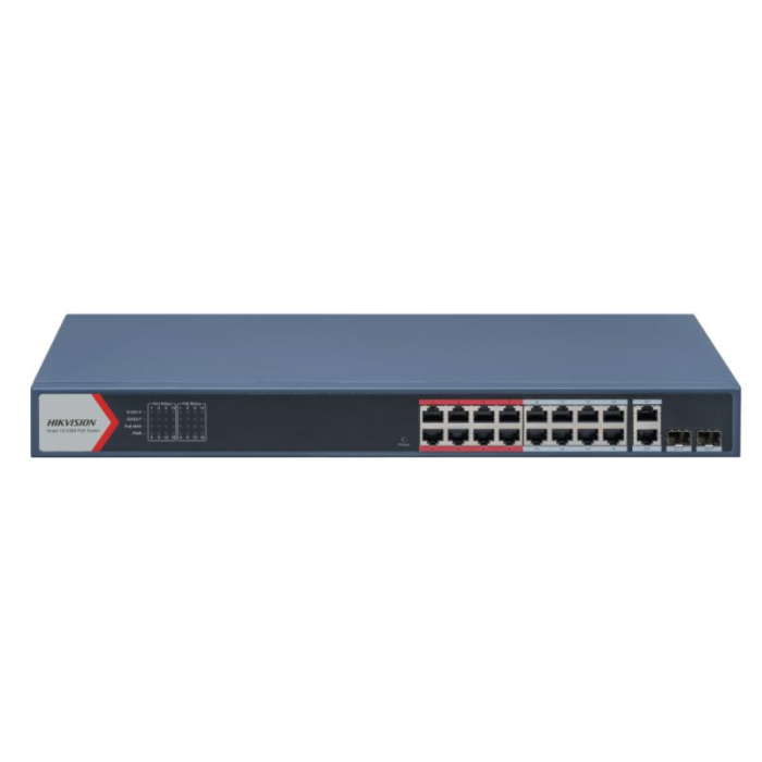 Hikvision Switch 16 Port Fast Ethernet Smart PO