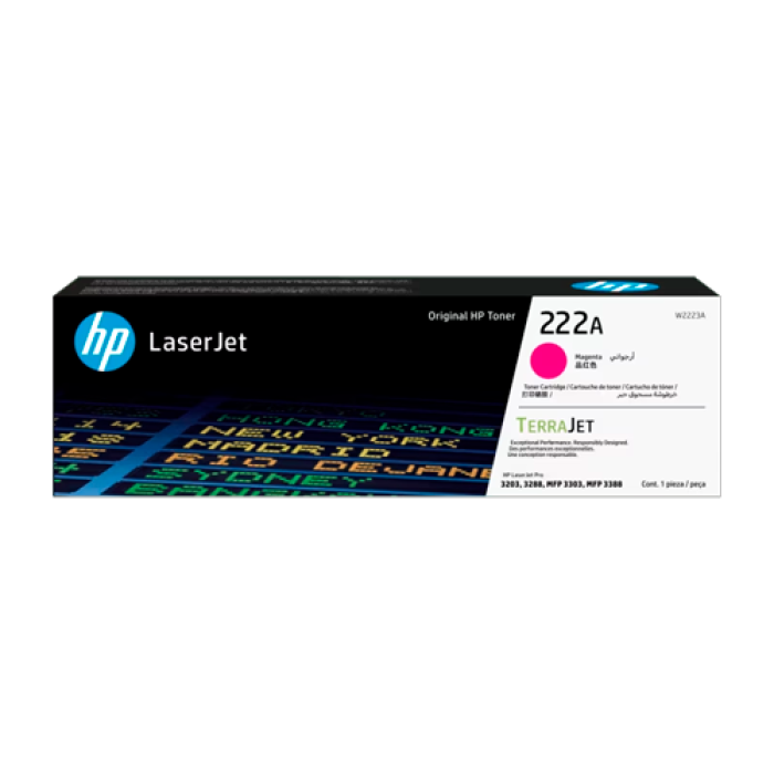 HP 222A Toner cartridge Magenta ORIGINAL LASERJET TONER CARTRI