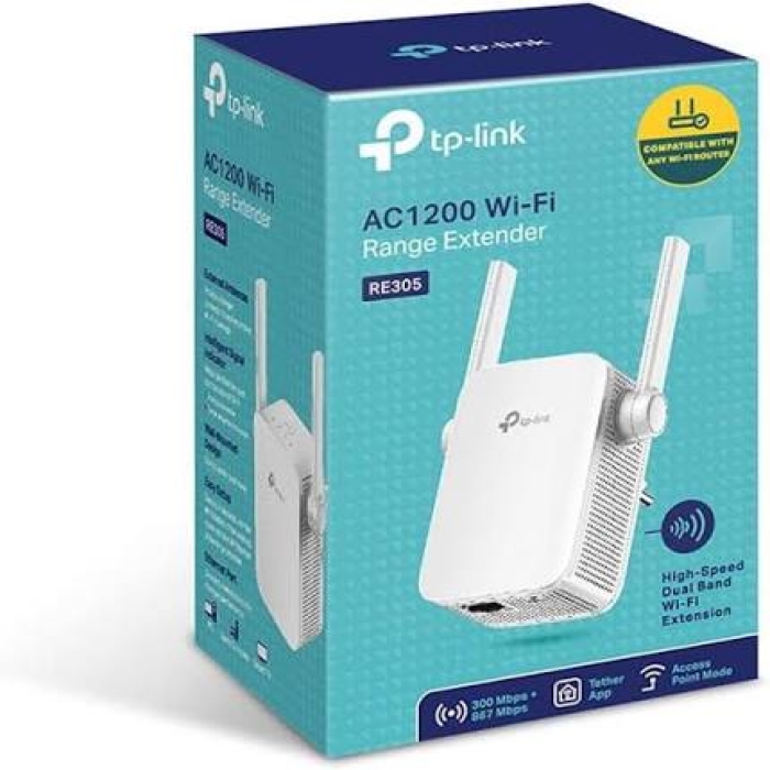 Extensor De Rango Tp-Link Re305 Ac1200 Dual Band, 2 Ant.