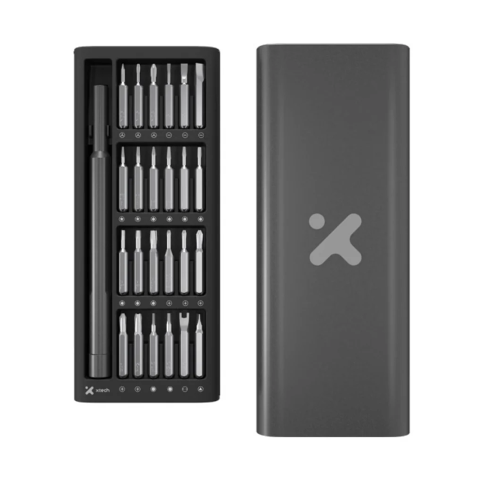 Xtech 25-in-1 High-Precision Screwdriver Kit S2 Steel and Al Alloy