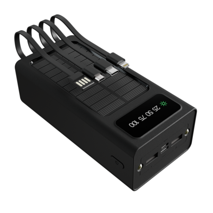 Xtech XPB-300 Solar Power Bank 24 pin USB-C / 4