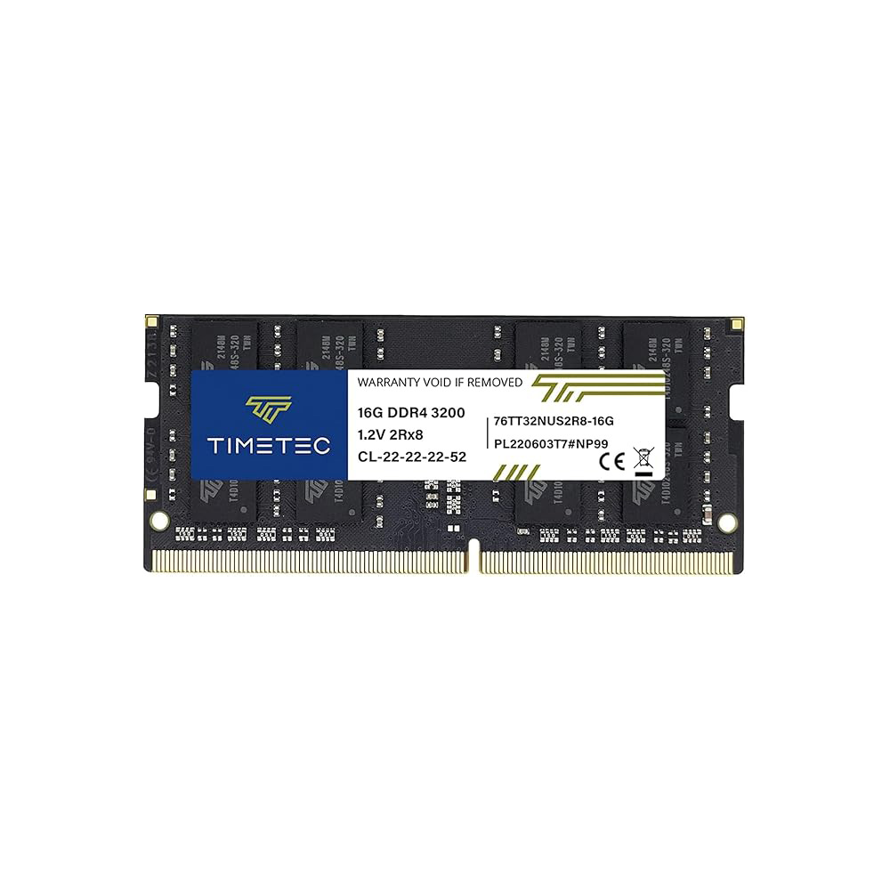 RAM Multimarca Timetec Ddr4 16Gb 3200Mhz 260Pines Sodimm