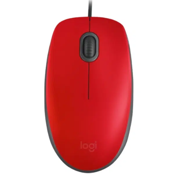 Logitech Mouse M110 Silent- Red