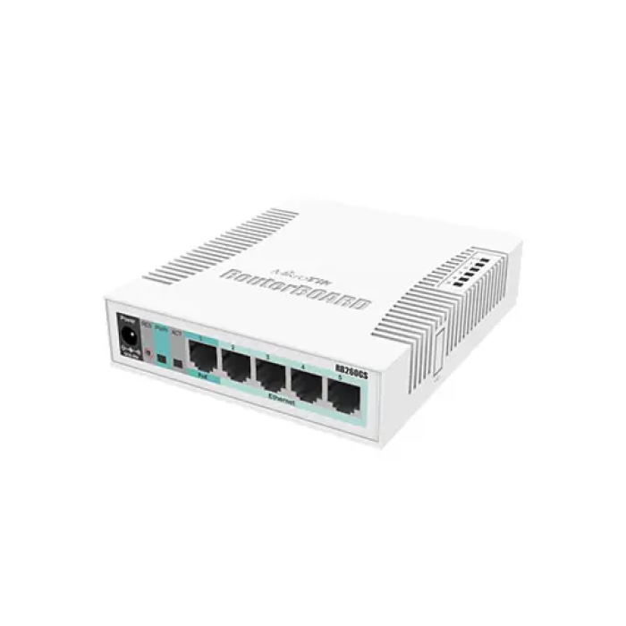 MikroTik RB260GS Conmutador Gestionado 1 x 10/100/1000 (PoE) + 4