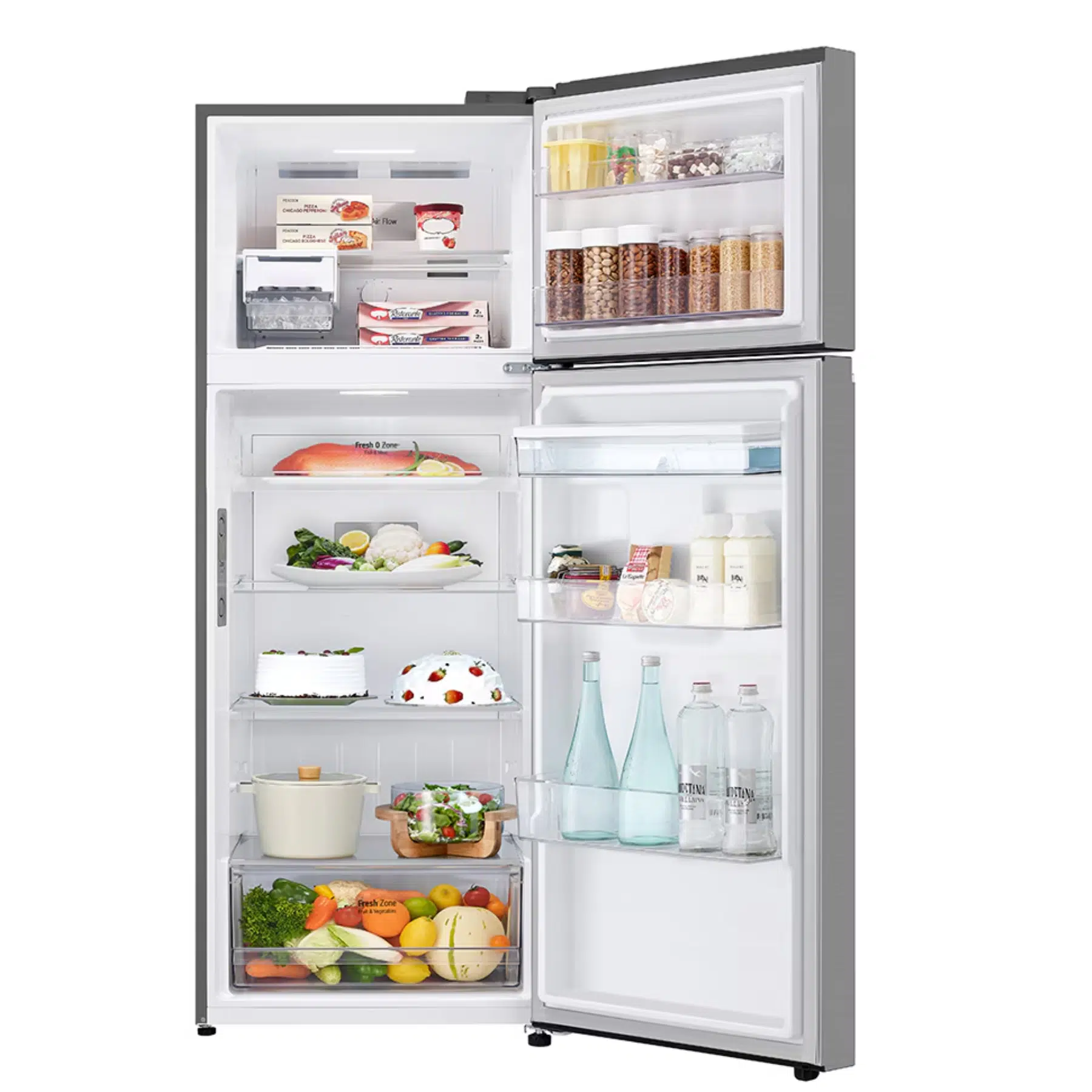 LG Refrigerator Top Freezer 491L Prime Silver Inverter