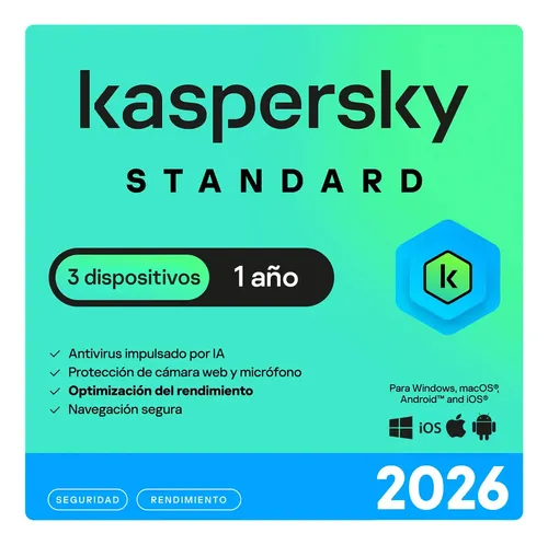 Accesorio Asus Kl1041Ddcfs Licencia Kaspersky Standar 3 Dispositivos 1 Year