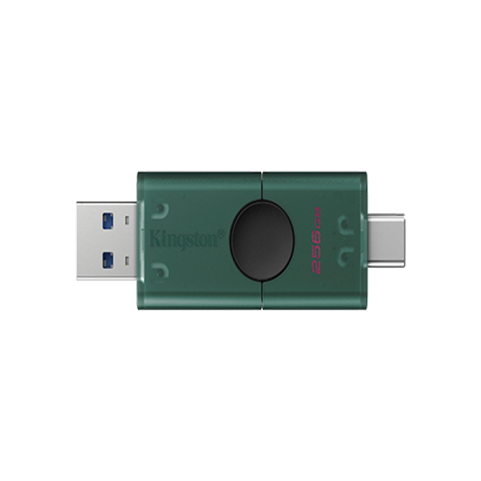 Kingston 256GB USB-A + USB-C 3.2 Gen 1 DataTraveler DuoG2