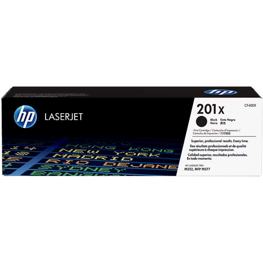 HP 201X Alto rendimiento negro original LaserJet cartucho de tóner