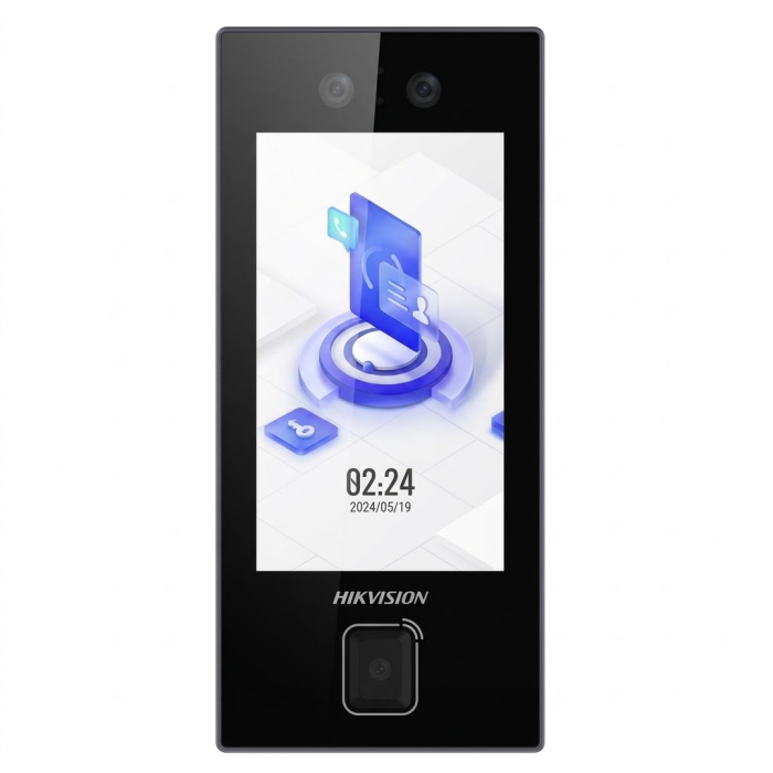 Terminal Facial y de Códigos QR Hikvision  DS-K1T344EBWX-QRE1OSTD