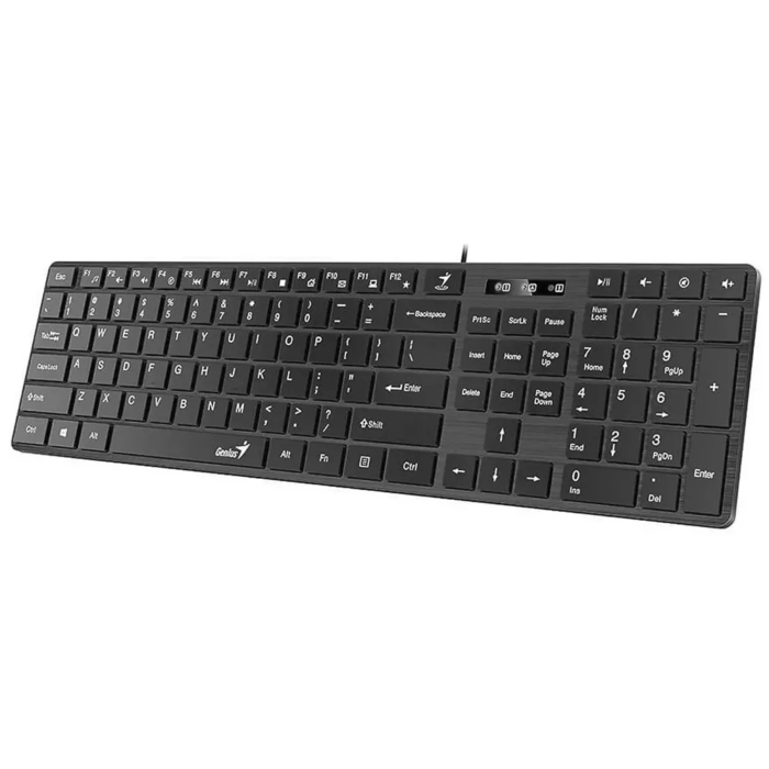 TECLADO GENIUS SLIMSTAR 126 MULTIMEDIA ULTRADELGADO/USB C20