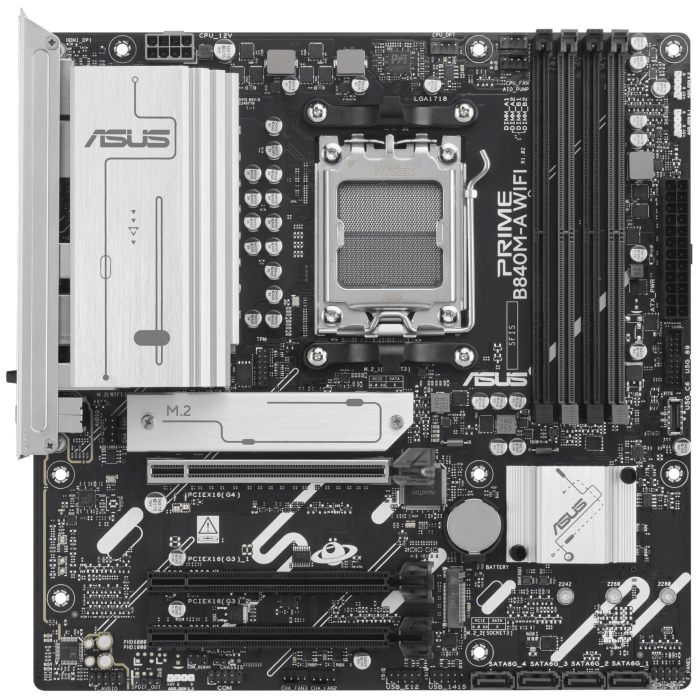 ASUS Motherboard Prime B840M-A AM5 DDR5 4 DIMM