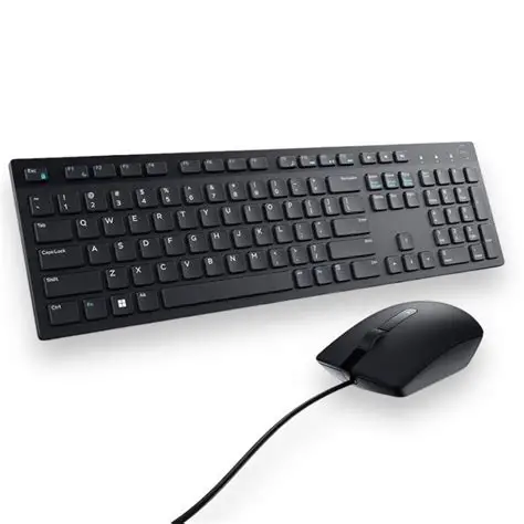 Dell Keyboard and mouse set Spanish (Latin American) Wired KM300C