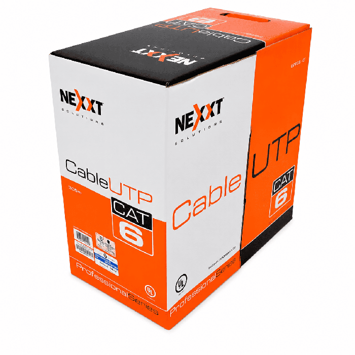 Nexxt Enterprise Cat6 U/UTP Cable 4P 23AWG CM 305m BL AB356NXT02