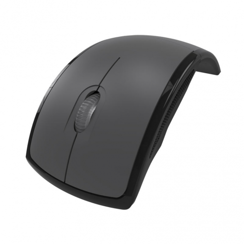 Klip Xtreme Mouse 2.4 GHz Wireless Gray Foldable 1000dpi