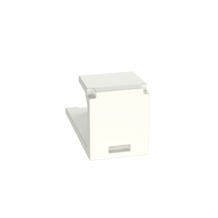 Panduit Blank panel white 1 port