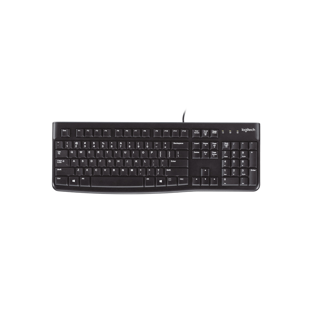 Teclado Logitech K120 USB Teclas Concavas 920-004422
