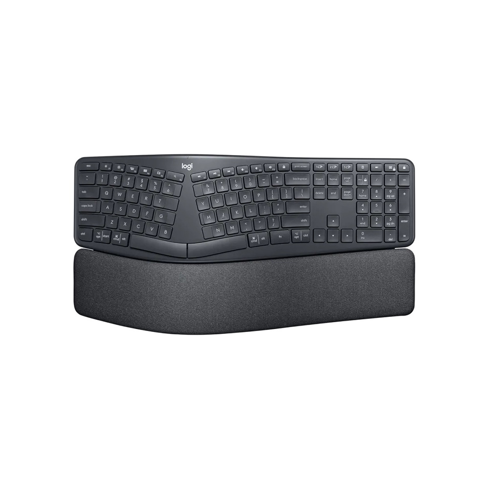 Teclado Logitech Ergo K860 inalámbrico Ergonomico Reposa Munecas Negro 920-009845