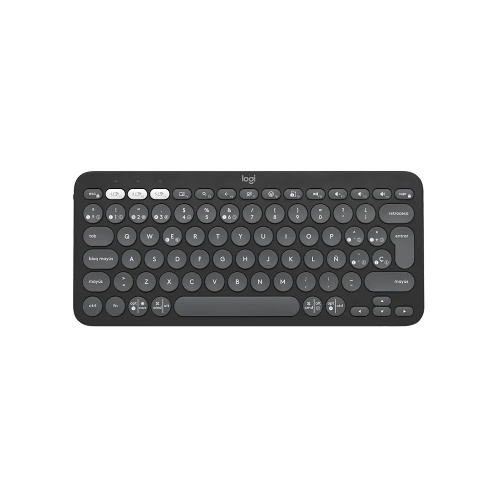 Teclado Logitech Pebble Keys 2 K380S Bluetooht Hasta 3 Dipstvos