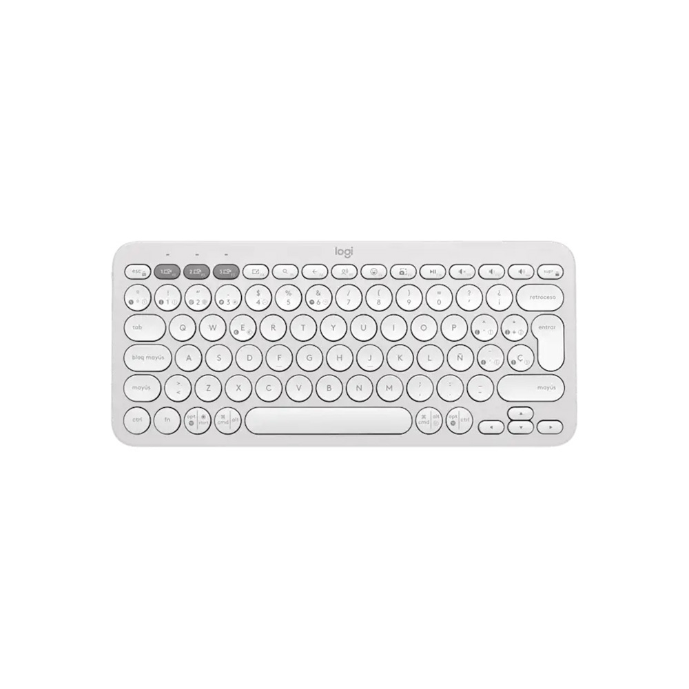 Logitech Teclado inalámbrico blanco 920-011784