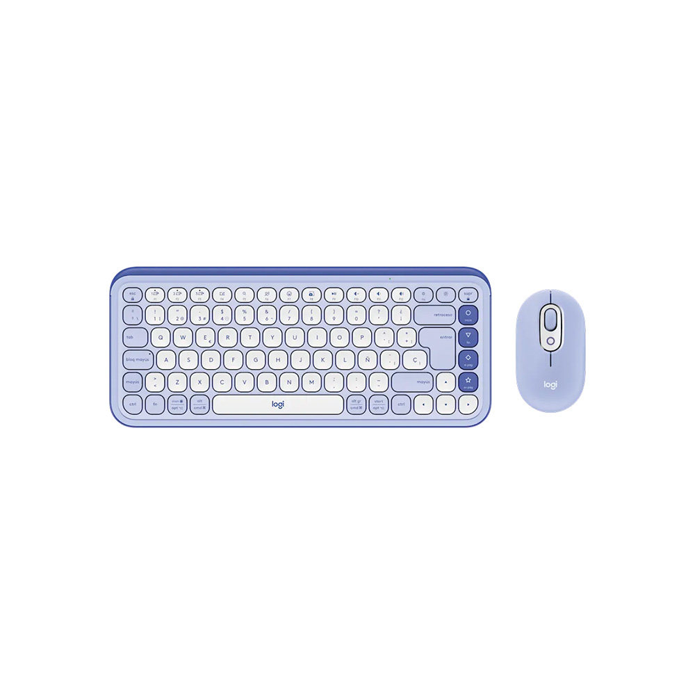 Combo Logitech Teclado Y Mouse Pop Icon Wireless Easy-Switch Hasta