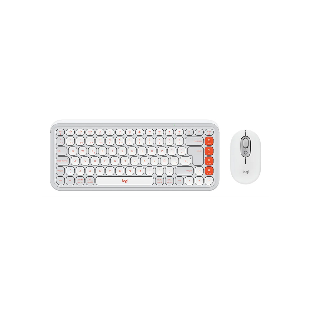 Combo Logitech Teclado Y Ratón Pop Icon inalámbrico Easy-Switch Hasta 920-013055
