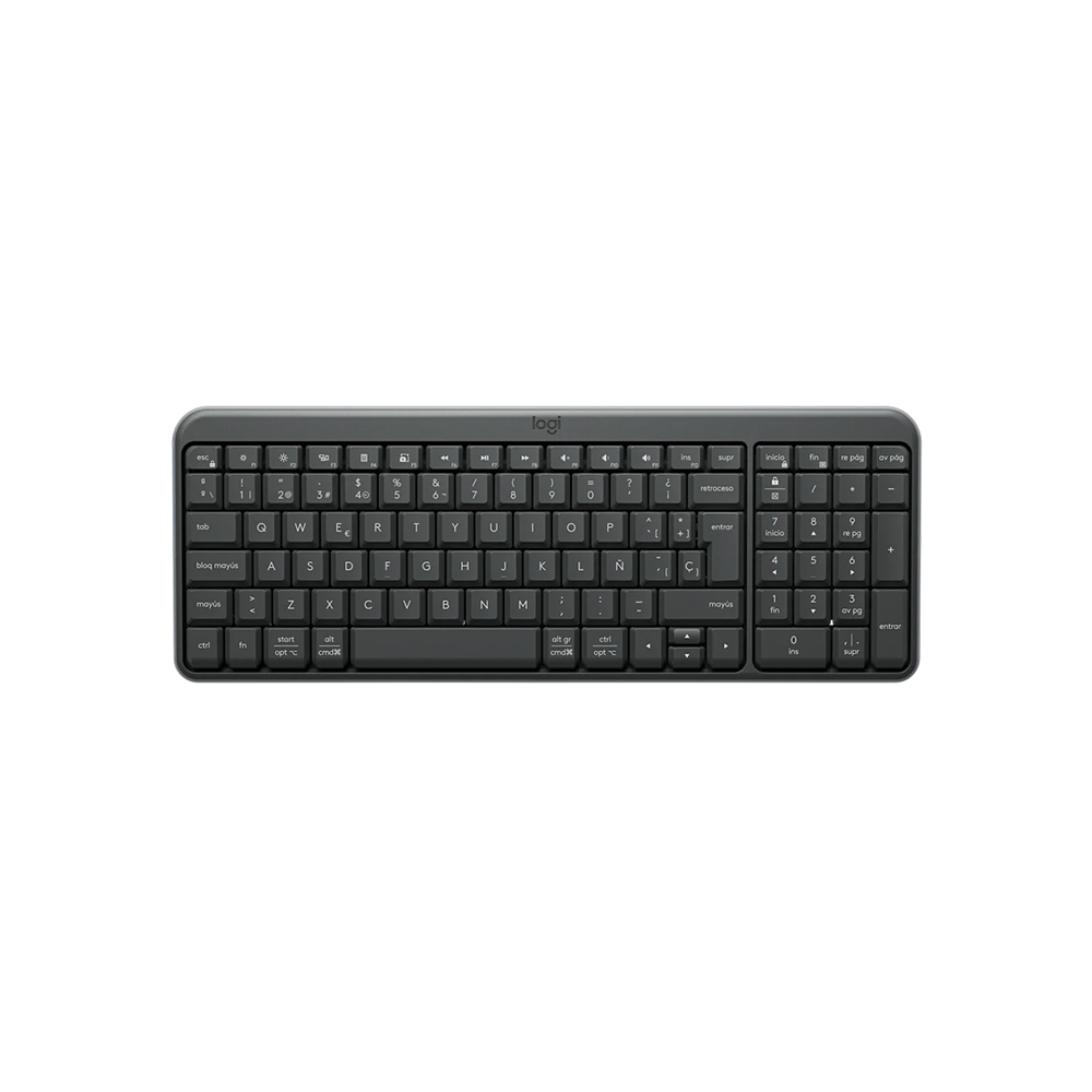 Teclado Logitech K250 Compacto Bluetooth inalámbrico Incly.num-Pad Ajustable 7Grados 920-013445