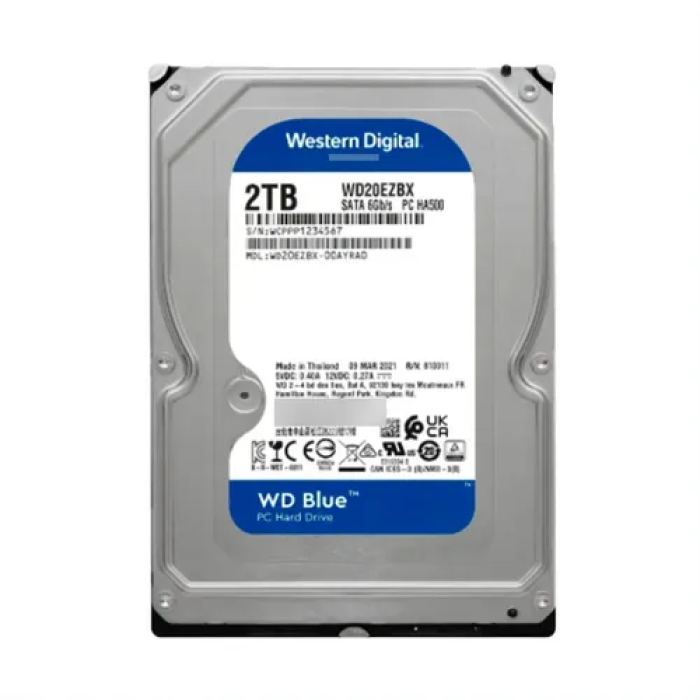 WD Blue WD20EZBX Disco duro 2 TB interno 3.5" SATA