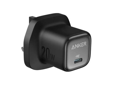Cargador de Pared Anker Zolo de 20W de carga sincronización Negro A2699J11