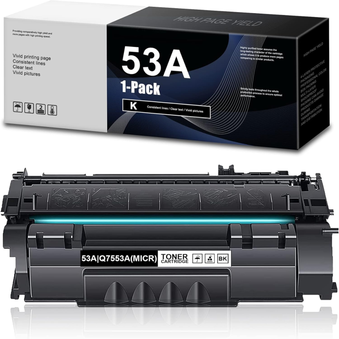 HP 53A Negro original LaserJet cartucho de tóner (Q7553A) para