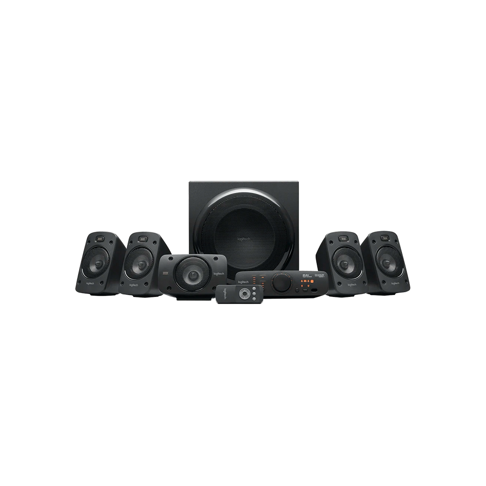 SPEAKERS LOGITECH/SURROUND SOUND Z906/WIRELESS/1000W/1080P/X4 BCNA SATLTE/X1  BCNA CNTRAL
