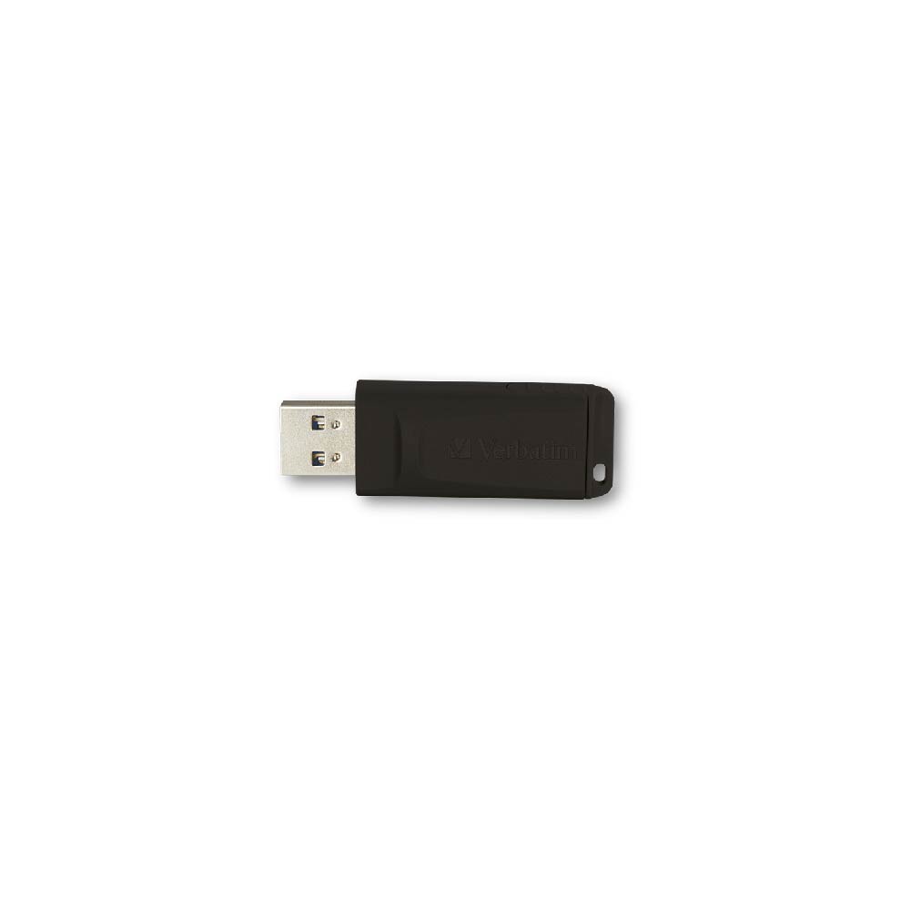 Flashmemory Verbatim 64Gb Slider Negro USB 2.0 98698