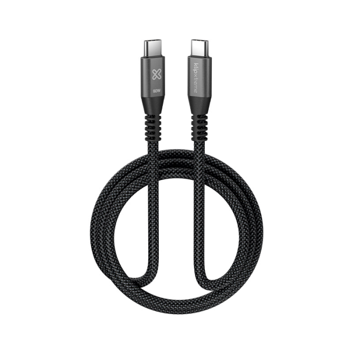 Klip Xtreme USB cable 24 pin USB-C 1 m Black