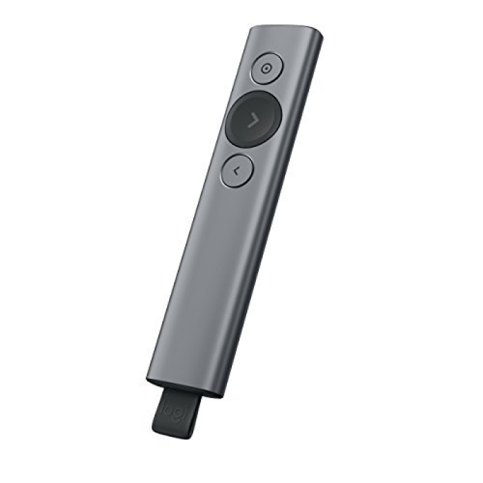 Logitech Spotlight Control remoto para presentaciones 3 botones pizarra