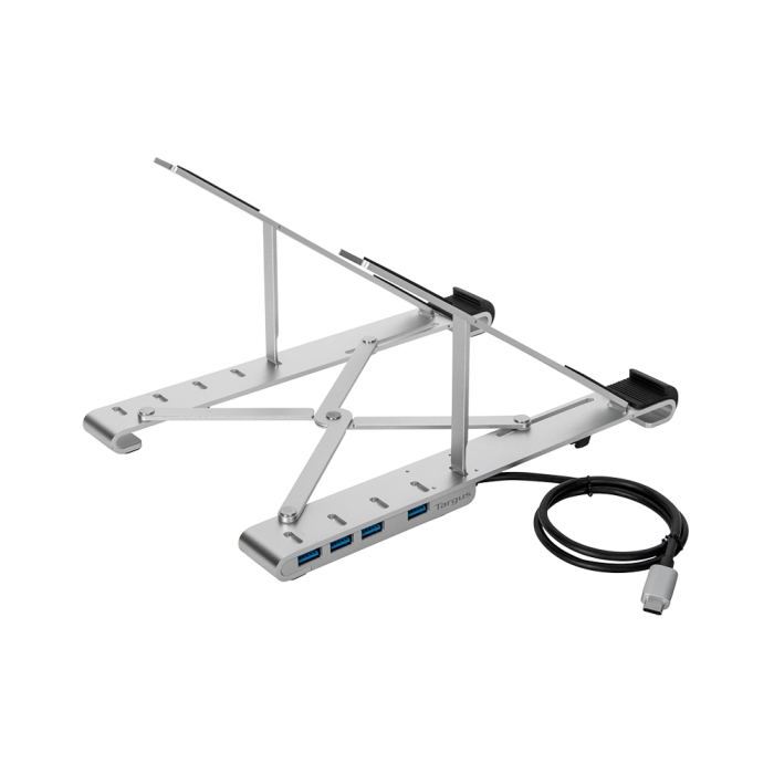 Accesorio Targus Soporte Portatil Con Hub USB-A X4 Hasta 100W AWU100205GL