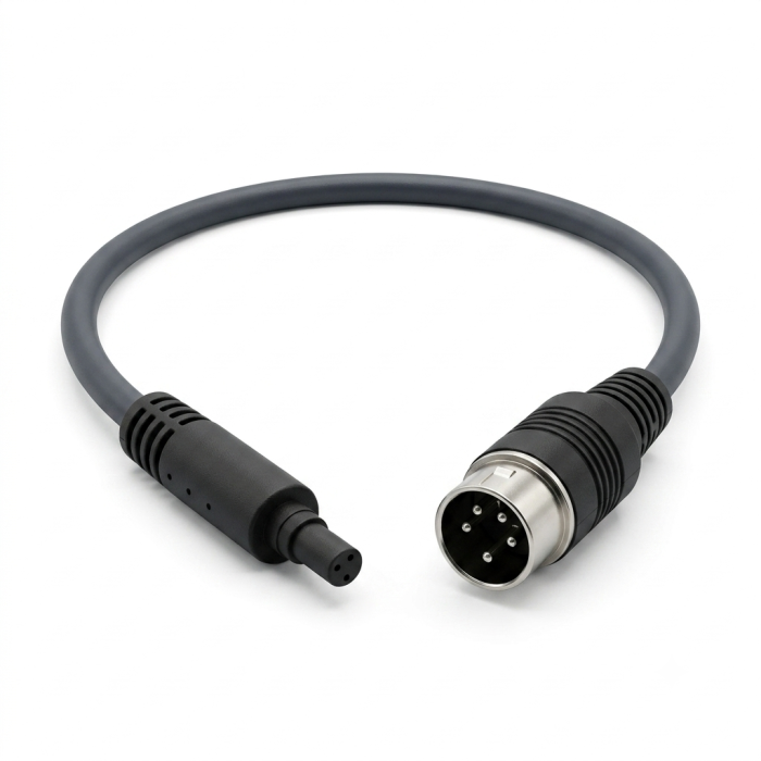  Cable Adaptador Móvil Hikvision para Dashcam - Extensión de 30cm Tipo Aviación 12M4B a BM4_F para DVR Vehicular
