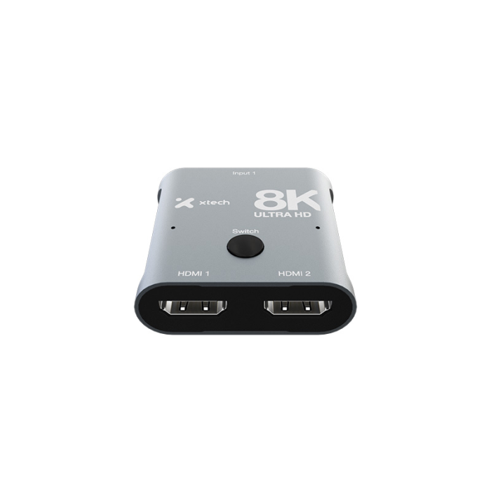 Xtech 8K HDMI 2-Port Bidirectional Switch Aluminum Alloy XHA-440
