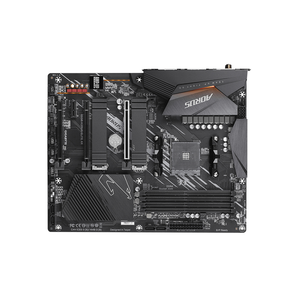 Mainboard Gigabyte B550M Aorus Elite Ax Rev 1.3 Am4 4Xddr4